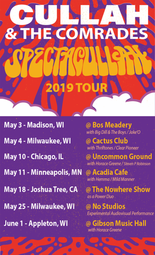 Cullah Spectacullah Summer 2019 Tour