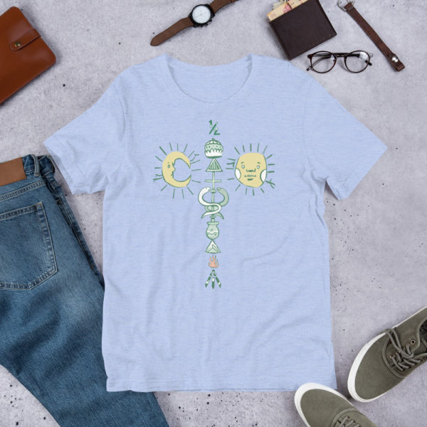 ½ Short-Sleeve Unisex T-Shirt - Image 3