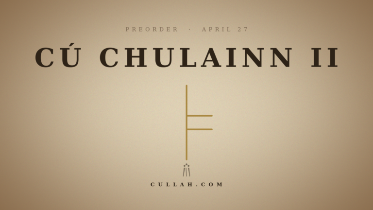 Cú Chulainn II album cover, 16:9 (1920×1080) variant