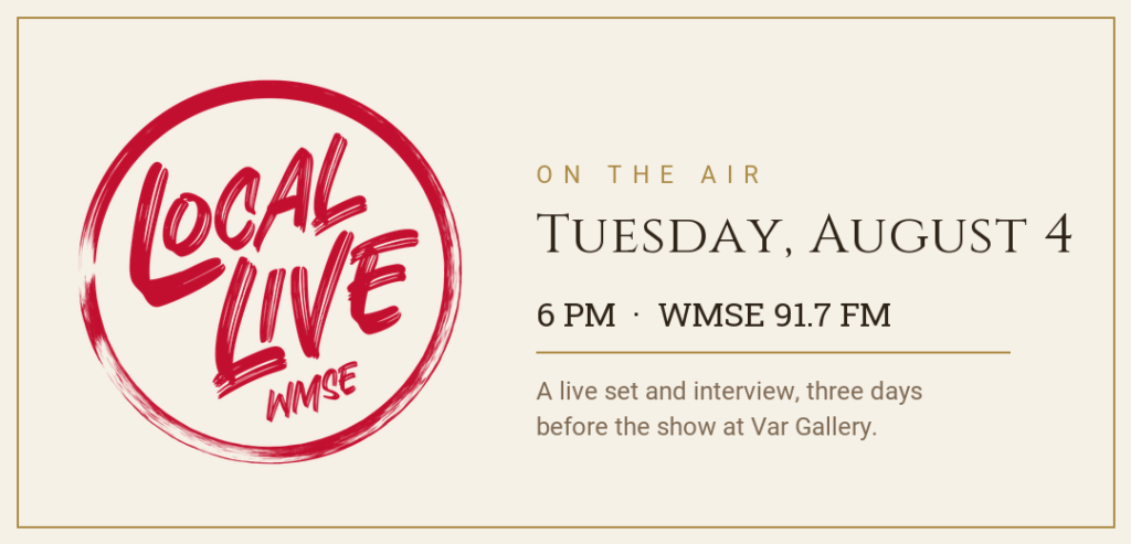 Cullah on WMSE Local/Live, Tuesday August 4 at 6 PM, 91.7 FM